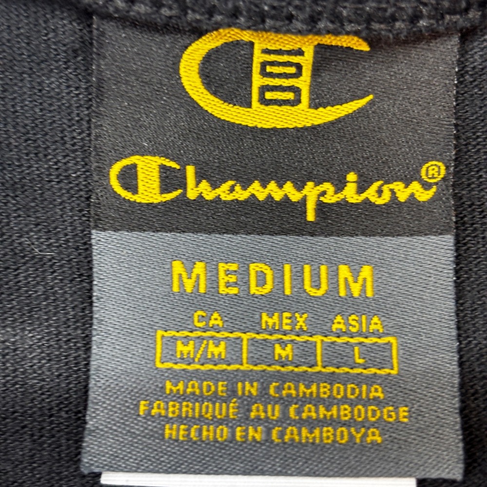 Champion T-shirt Mens Medium Black 100th Anniversary 19 Graphic T4311G 003 - Picture 2 of 8